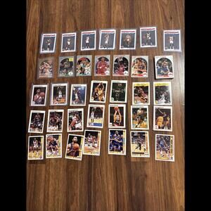 90-91 NBA Basketball Tading Cards Lot Mixed Condition